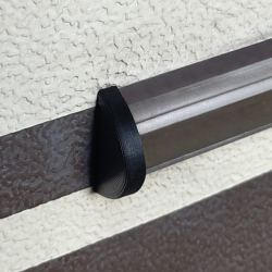 End cap for caravan trim strip suitable for Hymer Eriba Touring Troll