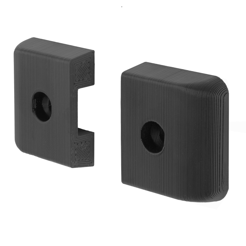 End cap for caravan piping strip suitable for KIP